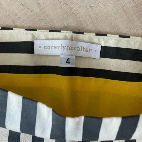 Corey Lynn Calter Mini Striped Skirt - Picture 6 of 8